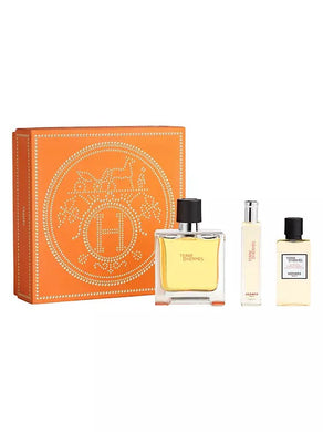 Terre D' Hermes 3 Piece Gift Set Eau de Toilette for Men