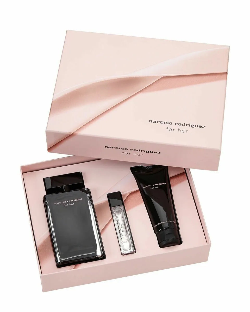 Narciso Rodriguez For Her Eau de Toilette 3 Piece Gift Set for Women