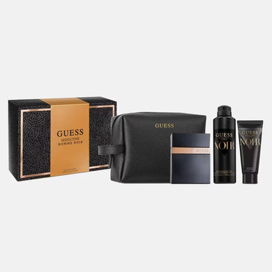 Guess Seductive Noir Eau de Toilette 4 Piece Gift Set for Men