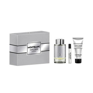 Mont Blanc Explorer Platinum 3 Piece Gift Set Eau de Parfum for Men