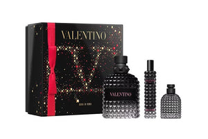 Valentino Uomo Born In Roma Eau de Toilette for Men 3 Piece Gift Set