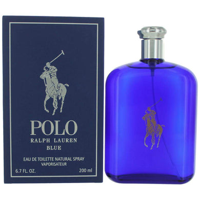 Ralph Lauren - Polo Blue - Eau de Toilette - Men's Cologne - Aquatic & Fresh - With Citrus, Sage, and Suede - Medium Intensity - Fragrance Me Baby