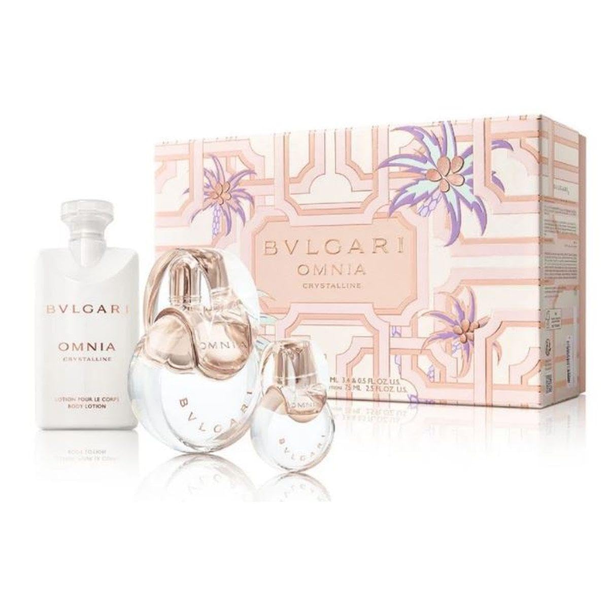 Bvlgari Omnia Crystalline 3 Piece Gift Set Eau de Toilette for