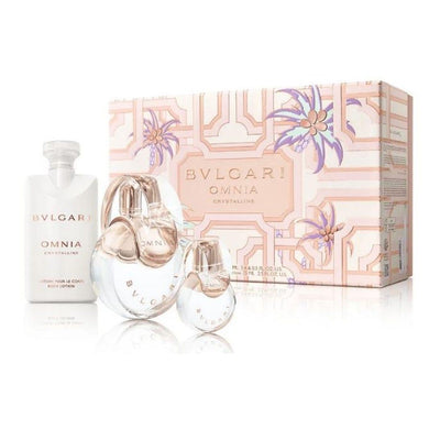 Bvlgari Omnia Crystalline 3 Piece Gift Set Eau de Toilette for Women