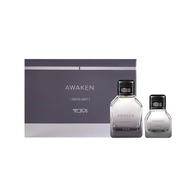 Tumi Awaken [08:00 GMT] Eau de Parfum 2 Piece Gift Set for Men