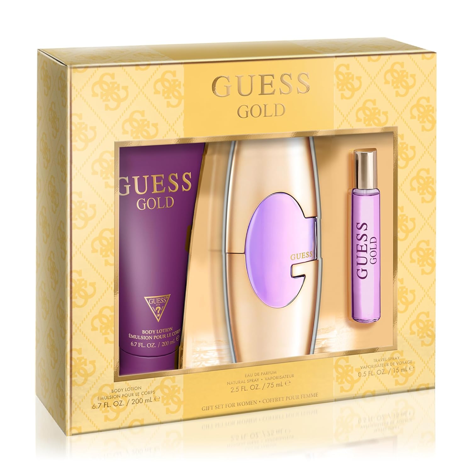 Guess Gold Eau de Parfum 3 Piece Gift Set for Women Perfume305