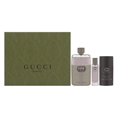 Gucci Guilty 3 Piece Gift Set Eau de Toilette for Men - Fragrance Me Baby