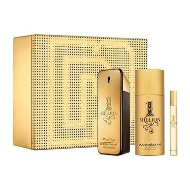 Paco Rabanne 1 Million 3 Piece Gift Set Eau de Toilette for Men