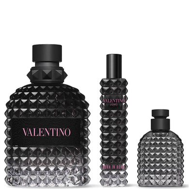 Valentino Uomo Born In Roma Eau de Toilette for Men 3 Piece Gift Set