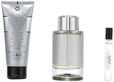 Mont Blanc Explorer Platinum 3 Piece Gift Set Eau de Parfum for Men