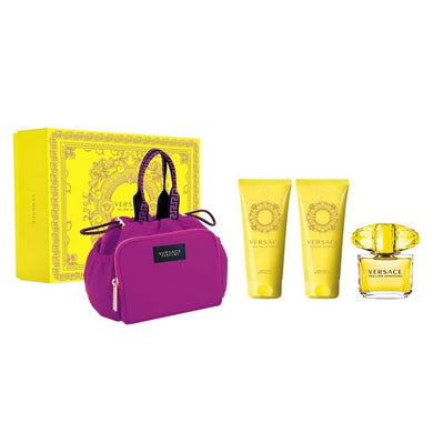 Versace Yellow Diamond Eau de Toilette 4 Piece Gift Set for Women