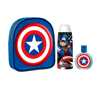 Marvel Captain America Eau de Toilette 3 Piece Gift Set for Kids