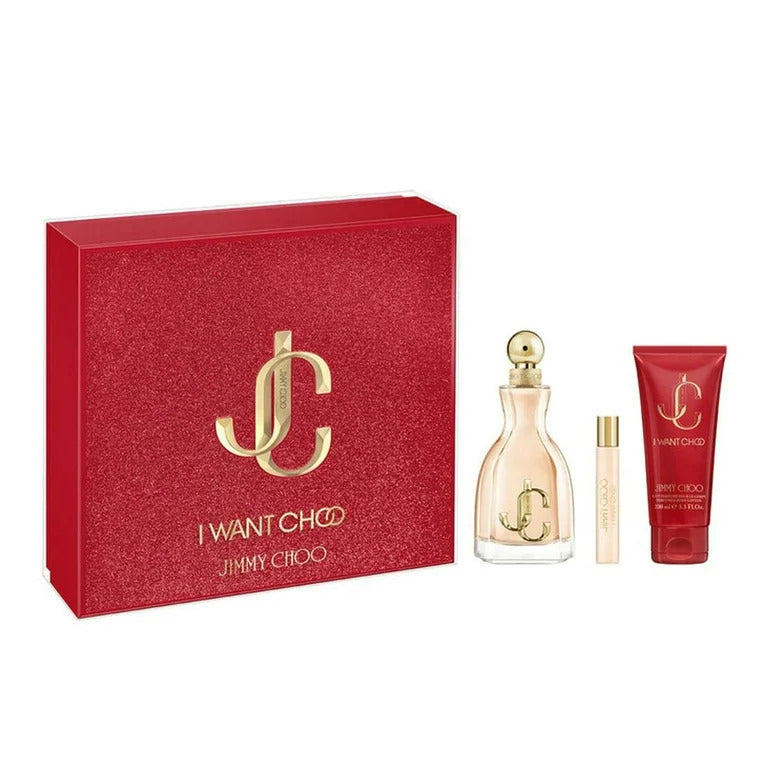 Jimmy Choo I Want Choo 3 Piece Gift Set Eau de Parfum for Women