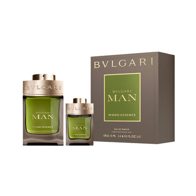 Bvlgari Man Wood Essence Eau de Parfum 2 Piece Gift Set for Men