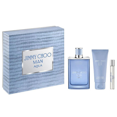 Jimmy Choo Man Aqua Eau de Toilette 3 Piece Gift Set for Men