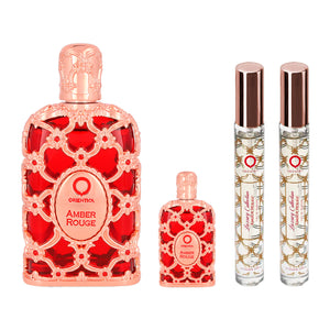 Orientica Amber Rouge Eau de Parfum 4 Piece Gift Set Unisex