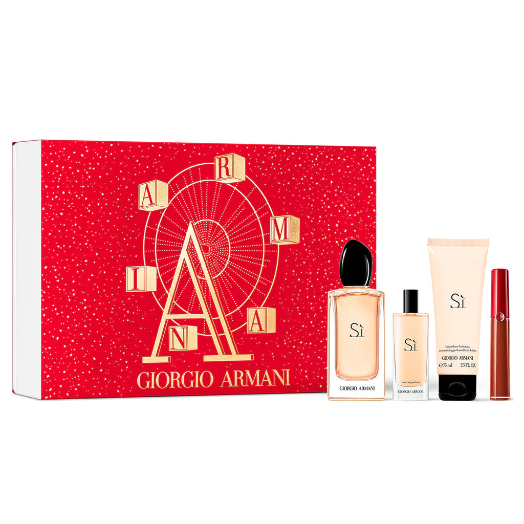 Armani Si Eau de Parfum 4 Piece Gift Set for Women