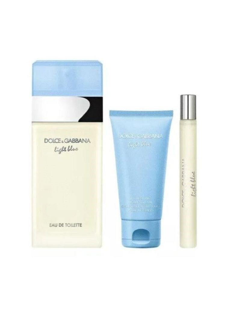 Dolce & Gabbana Light Blue 3 Piece Gift Set Eau de Toilette for Women