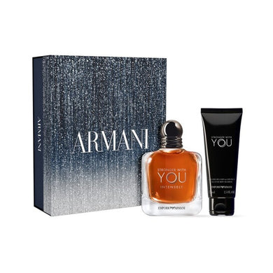 Emporio Armani Stronger With You Intensely 2 Piece Gift Set Eau de Parfum for Men