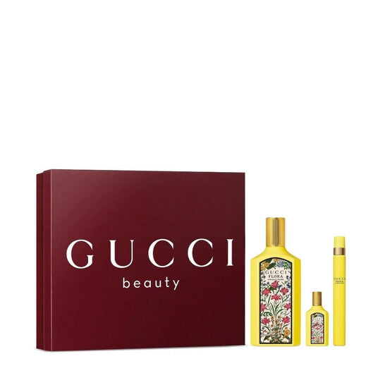 Gucci Flora Gorgeous Orchid 3 Piece Gift Set Eau de Parfum for Women