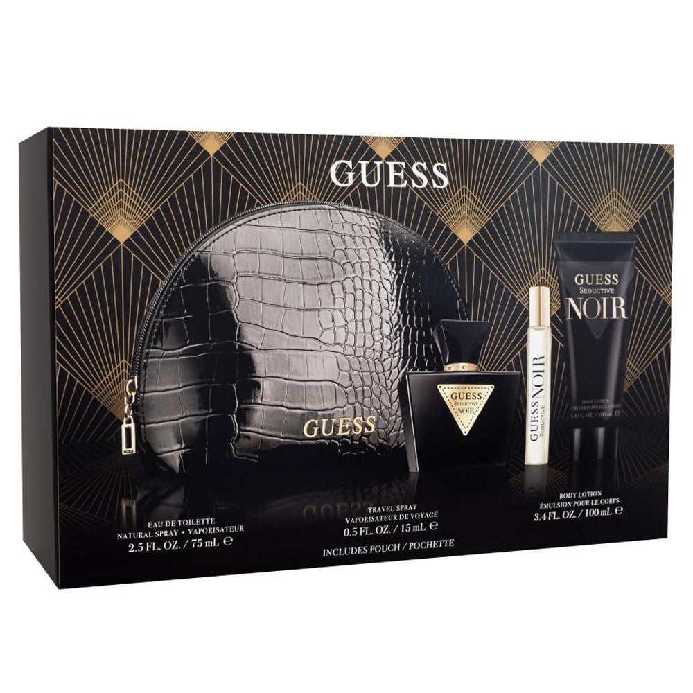 Guess Seductive Noir Eau de Toilette 4 Piece Gift Set for Women