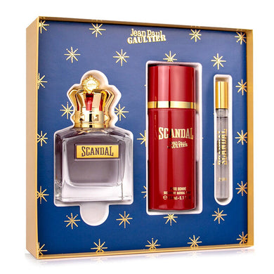 Jean Paul Gaultier Scandal Pour Homme Eau de Toilette 3 Piece Gift Set for Men