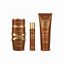 Lattafa Asad Bourbon 3 Piece Set Eau de Parfum for Men - Fragrance Me Baby