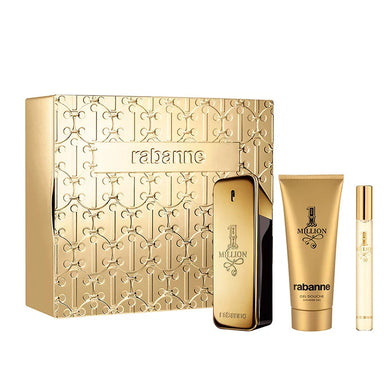 Paco Rabbane 1 Million 3 Piece Gift Set Eau de Toilette for Men