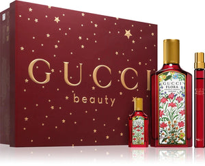 Gucci Flora Gorgeous Gardenia Intense 3 Piece Gift Set Eau de