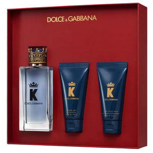 Dolce & Gabbana K Eau de Toilette 3 Piece Gift Set for Men