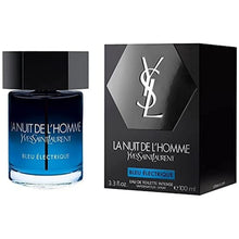 Yves Saint Laurent YSL La Nuit De L'Homme Bleu Electrique Eau De Toilette Intense Spray 3.3 Oz - Fragrance Me Baby