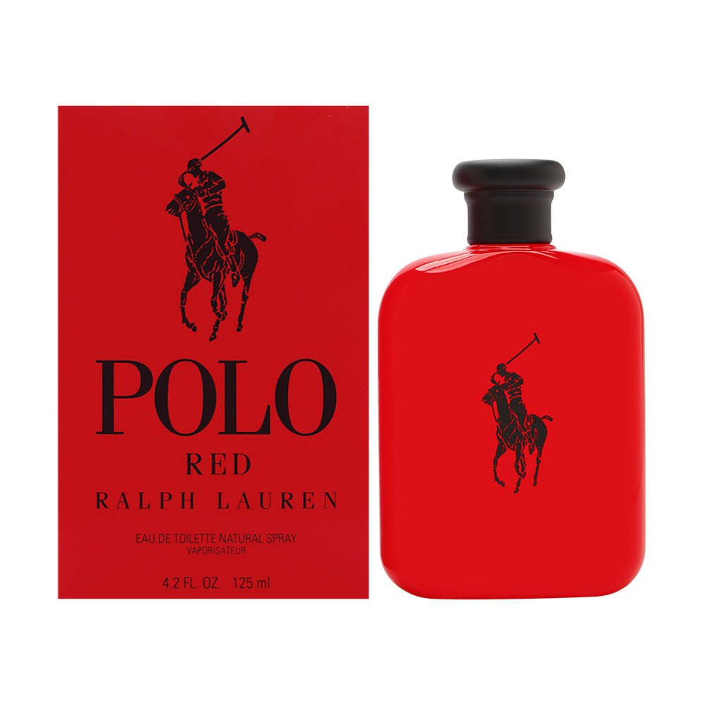 Ralph Lauren Polo Red Eau de Toilette Spray for Men, 4.2 Ounce - Fragrance Me Baby