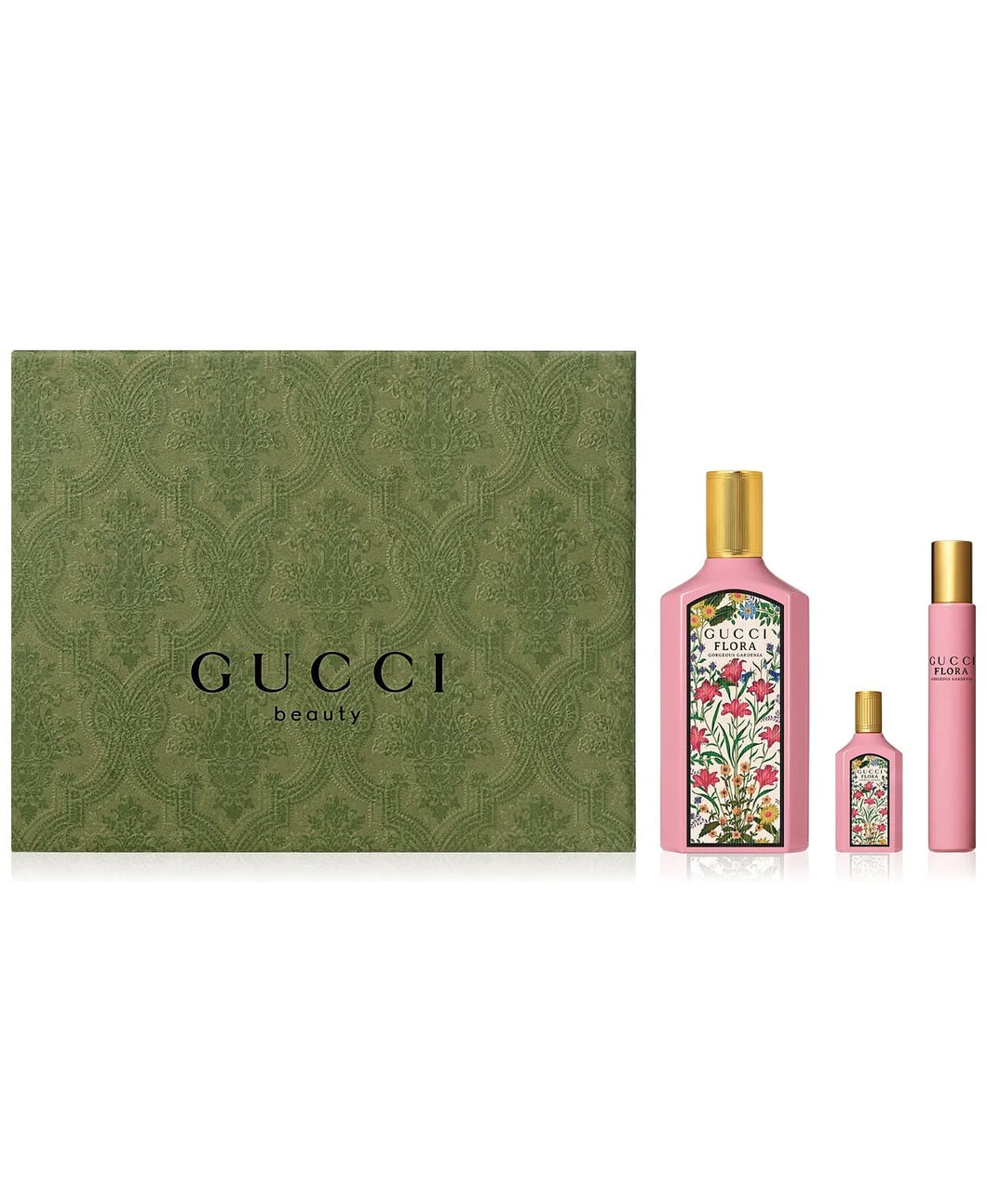 Gucci Flora Gorgeous Gardenia 3 Piece Gift Set Eau de Parfum for Women - Fragrance Me Baby